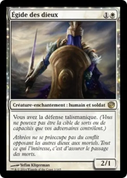 Égide des dieux, carte Magic JOU 1 — extension Incursion dans Nyx
