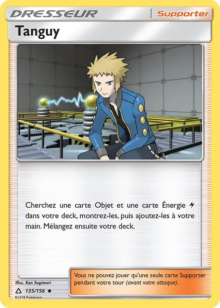 Tanguy, carte Pokémon UPR 135 — extension Ultra-Prisme