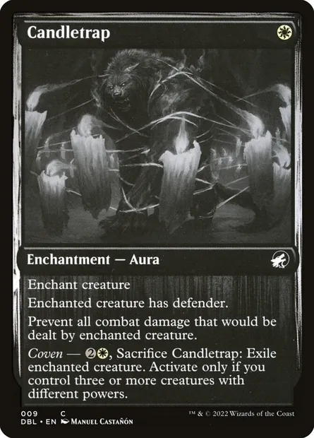 Piège à chandelles, carte Magic DBL 9 — extension Innistrad : Double Programme