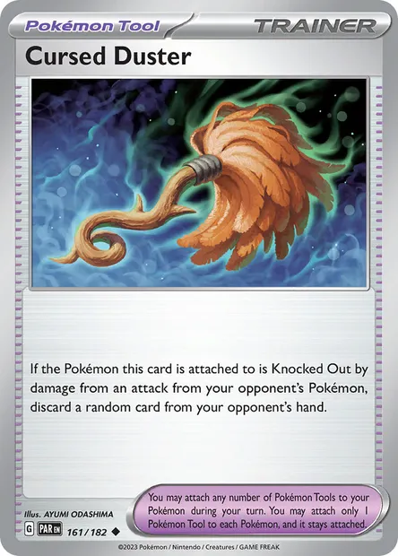 Cursed Duster, Pokémon card PAR 161 — Paradox Rift set