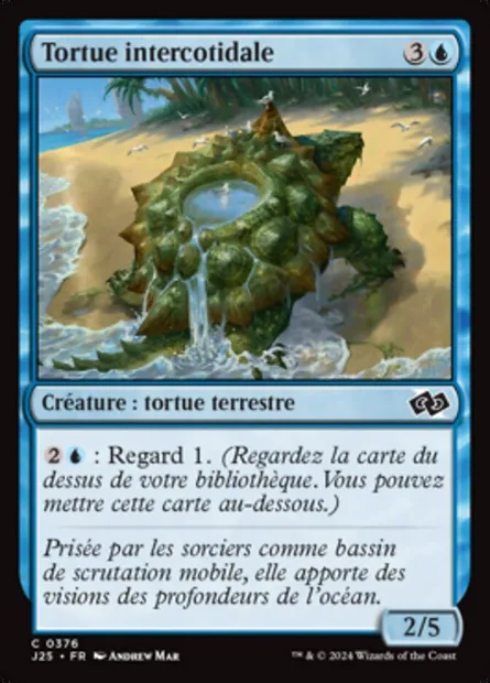 Tortue intercotidale, carte Magic J25 376 — extension Foundations Jumpstart