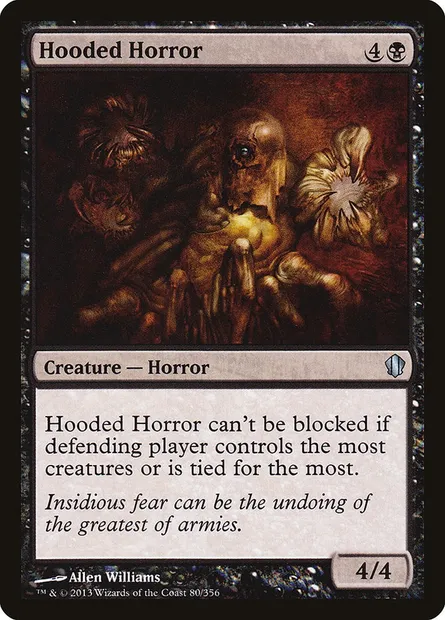 Hooded Horror, Magic card C13 80 — Commander 2013 set