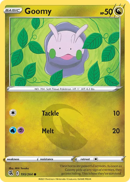 Goomy, Pokémon card FST 195 — Fusion Strike set
