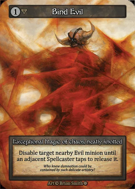 Bind Evil, Sorcery card GOT 215 — Gothic set