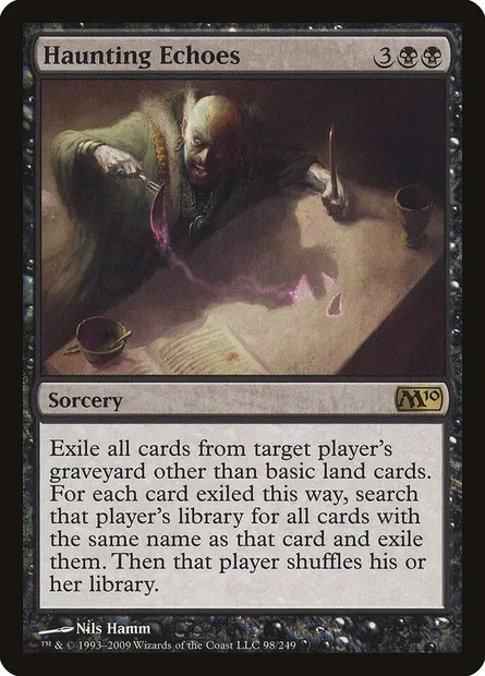 Haunting Echoes, Magic card M10 98 — Magic 2010 set