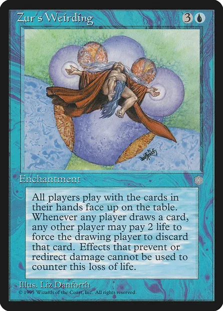 Zur's Weirding, Magic card ICE 110 — Ice Age set