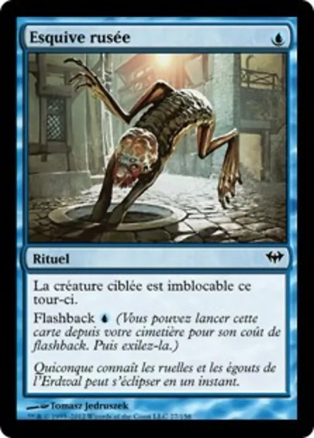 Esquive rusée, carte Magic DKA 27 — extension Obscure Ascension