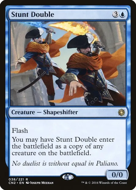 Stunt Double, carte Magic CN2 38 — extension Conspiracy: Take the Crown