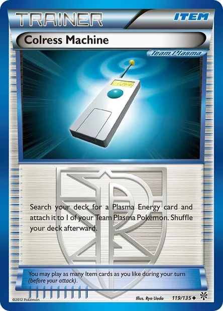 Colress Machine, Pokémon card PLS 119 — Plasma Storm set