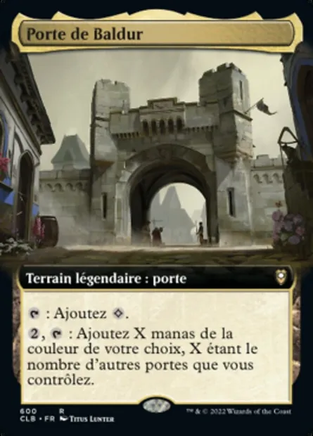 Porte de Baldur, carte Magic CLB 600 — extension Commander Légendes : la bataille de la Porte de Baldur