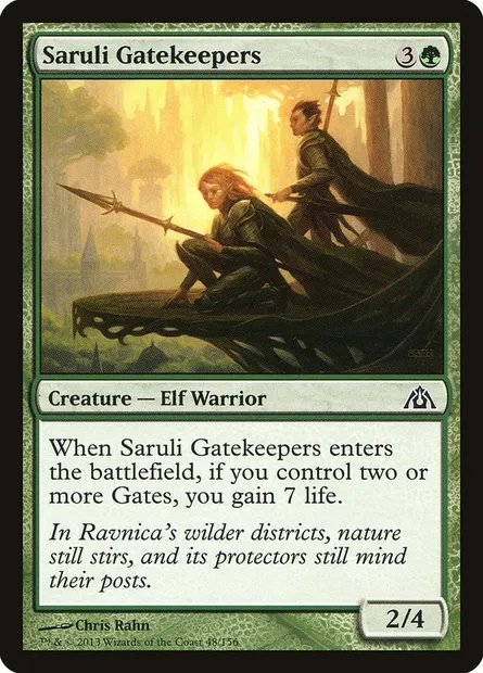 Saruli Gatekeepers, Magic card DGM 48 — Dragon's Maze set
