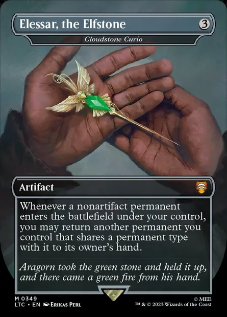 Cloudstone Curio, Magic card LTC 349 — Tales of Middle-earth Commander set