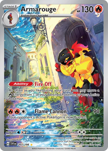 Armarouge, Pokémon card SVI 203 — Scarlet & Violet set