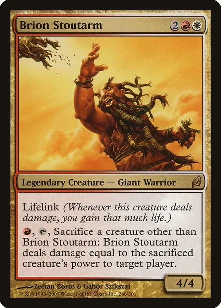 Brion Stoutarm, Magic card LRW 246 — Lorwyn set