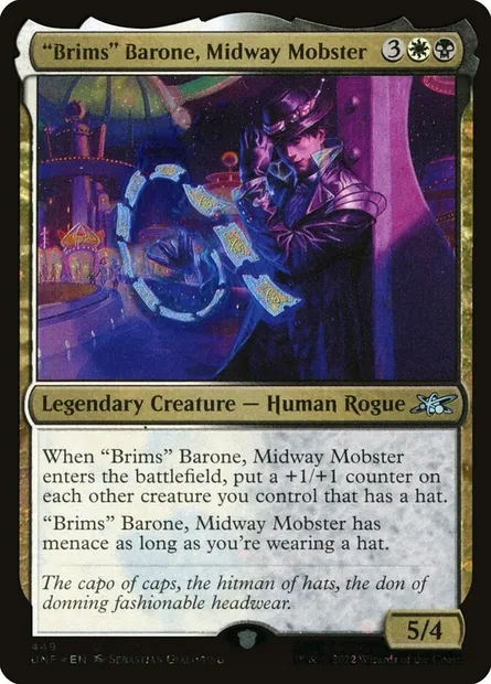 "Brims" Barone, Midway Mobster, Magic card UNF 449 — Unfinity set