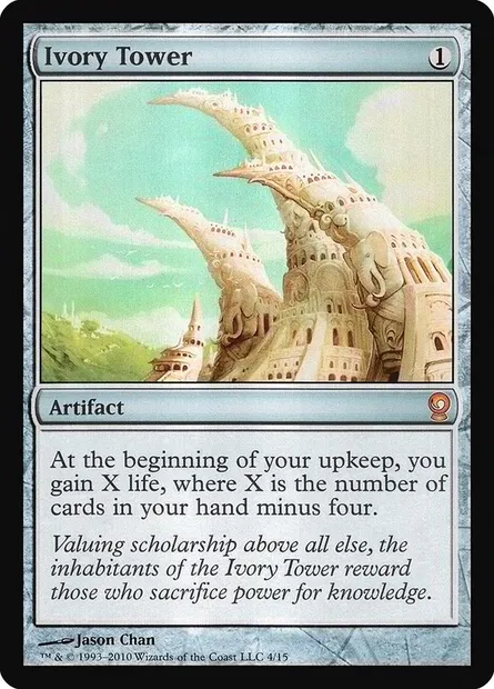 Tour d'ivoire, carte Magic V10 4 — extension From the Vault: Relics