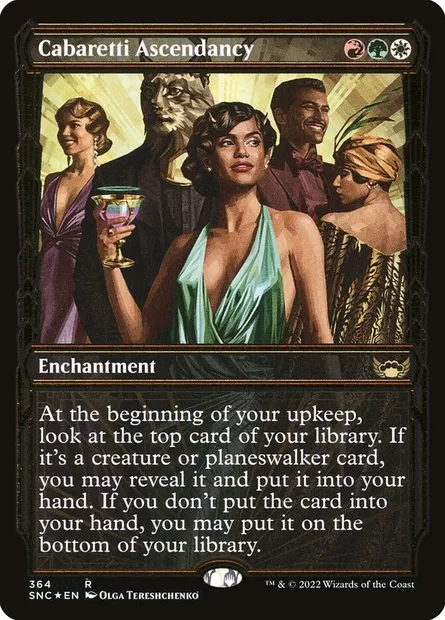 Cabaretti Ascendancy, Magic card SNC 364 — Streets of New Capenna set