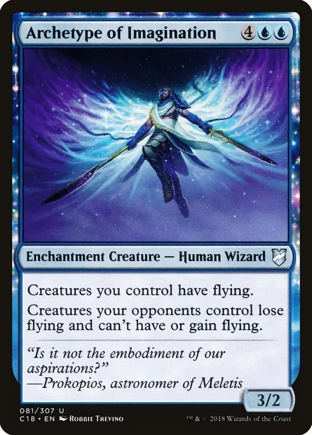 Archetype of Imagination, Magic card C18 81 — Commander 2018 set