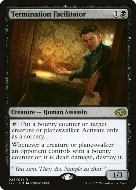 Termination Facilitator, Magic card J22 28 — Jumpstart 2022 set