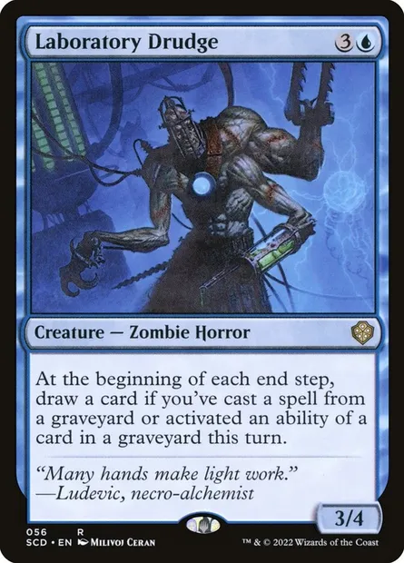 Laboratory Drudge, Magic card SCD 56 — Starter Commander Decks set