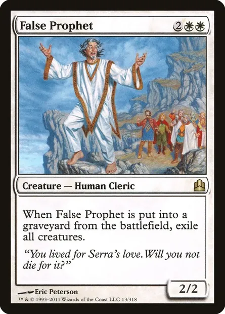 False Prophet, Magic card CMD 13 — Commander 2011 set