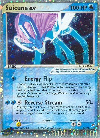Suicune ex, Pokémon card MA 94 — Team Magma vs Team Aqua set