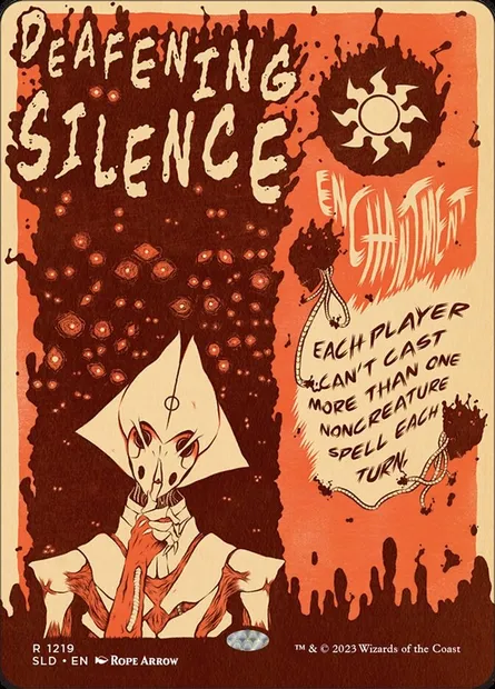 Deafening Silence, Magic card SLD 1219 — Secret Lair Drop set