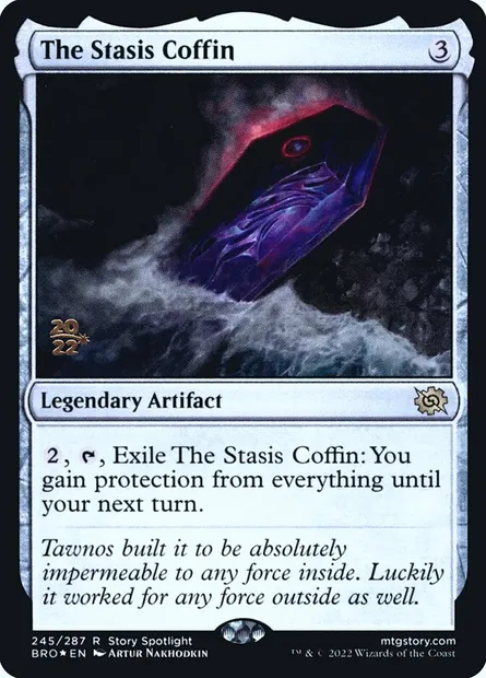 The Stasis Coffin, Magic card PBRO 245s — The Brothers' War Promos set