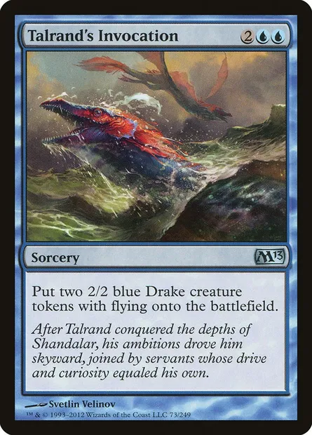 Talrand's Invocation, Magic card M13 73 — Magic 2013 set