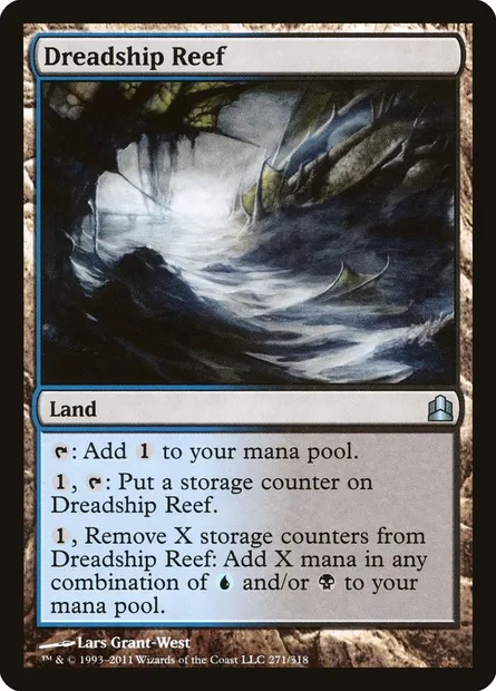Dreadship Reef, Magic card CMD 271 — Commander 2011 set