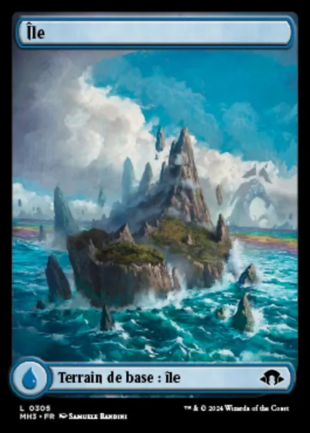 Île, carte Magic MH3 305 — extension Modern Horizons 3