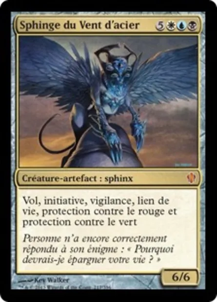 Sphinge du Vent d'acier, carte Magic C13 217 — extension Commander 2013
