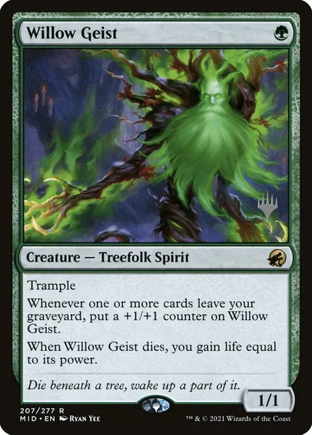 Geist du saule, carte Magic PMID 207p — extension Innistrad: Midnight Hunt Promos