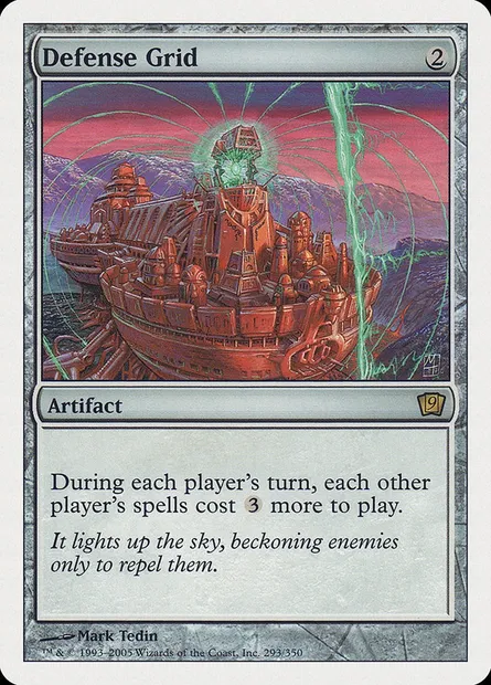 Grille de défense, carte Magic 9ED 293 — extension Neuvième Edition