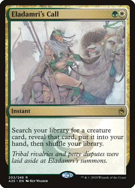 Eladamri's Call, Magic card A25 203 — Masters 25 set