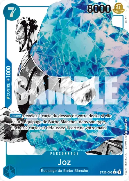 Joz, carte One Piece ST22-006 — extension ACE ET NEWGATE