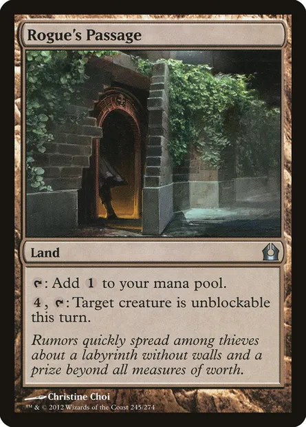 Rogue's Passage, Magic card RTR 245 — Return to Ravnica set