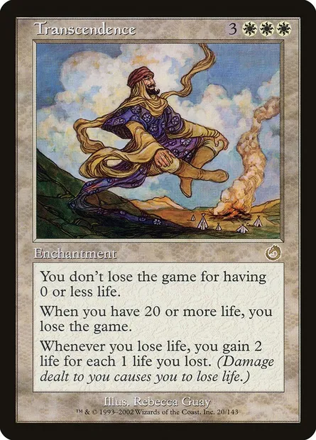 Transcendance, carte Magic TOR 20 — extension Tourment