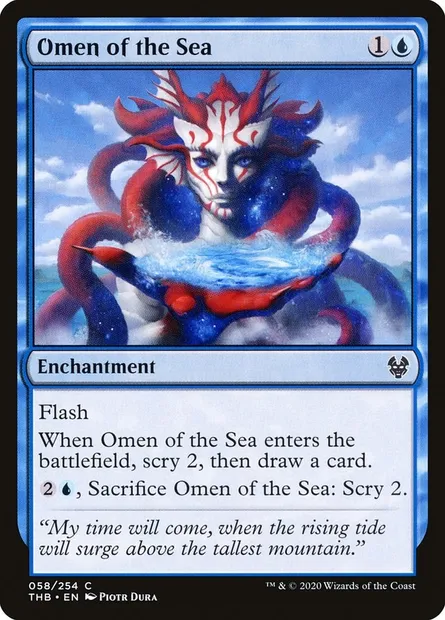 Omen of the Sea, Magic card THB 58 — Theros Beyond Death set