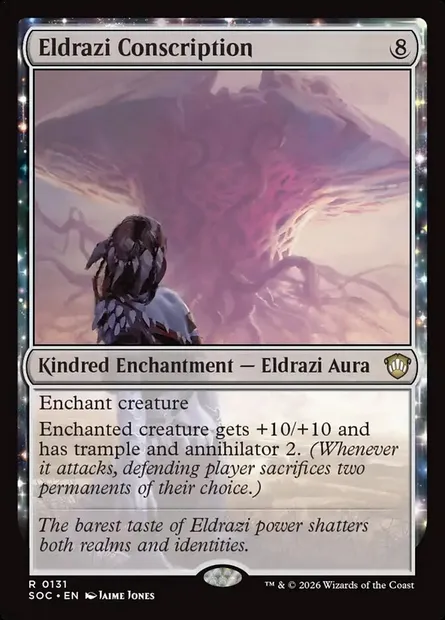 Eldrazi Conscription, Magic card SOC 131 — Secrets of Strixhaven Commander set