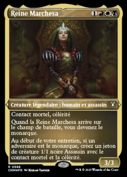 Reine Marchesa, carte Magic CMM 588 — extension Commander Masters