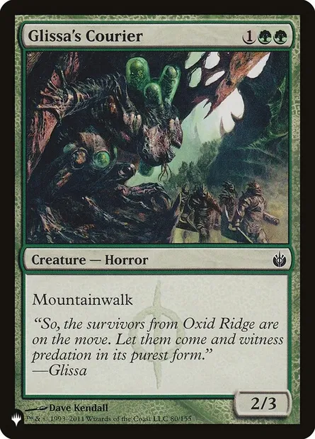 Glissa's Courier, Magic card PLST MBS-80 — The List set
