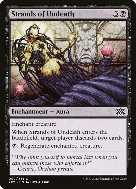 Strands of Undeath, Magic card 2X2 92 — Double Masters 2022 set
