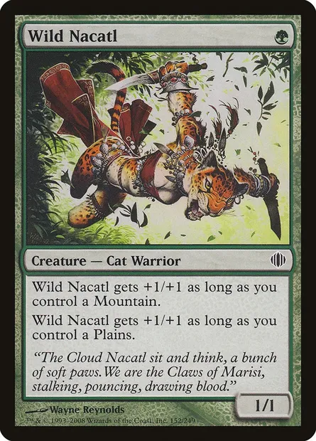 Wild Nacatl, Magic card ALA 152 — Shards of Alara set