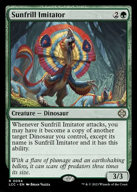 Sunfrill Imitator, Magic card LCC 94 — The Lost Caverns of Ixalan Commander set
