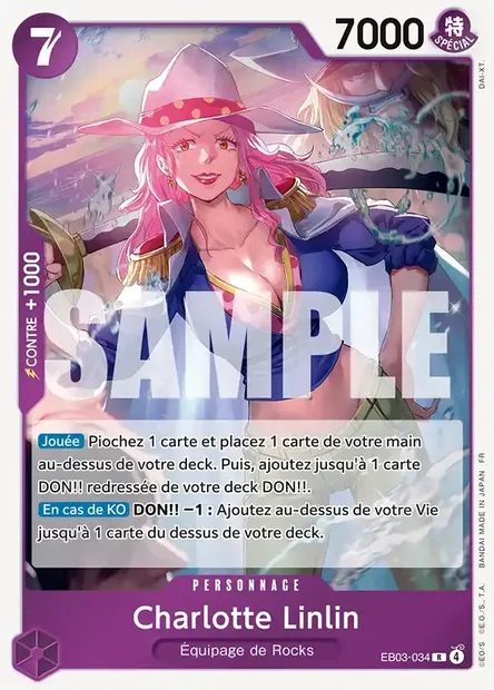 Charlotte Linlin, carte One Piece EB03-034 — extension ONE PIECE HEROINES EDITION