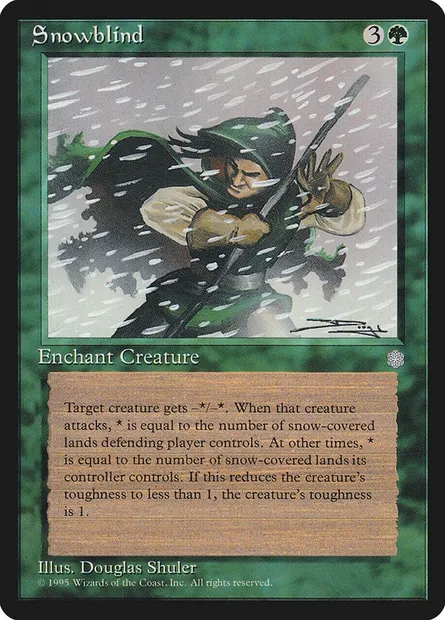 Snowblind, Magic card ICE 264 — Ice Age set