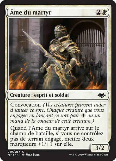 Âme du martyr, carte Magic MH1 19 — extension Horizons du Modern
