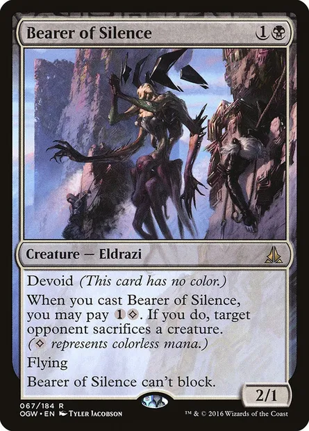 Bearer of Silence, Magic card OGW 67 — Oath of the Gatewatch set