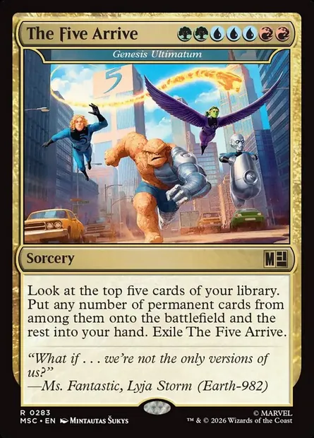 Genesis Ultimatum, Magic card MSC 283 — Marvel Super Heroes Commander set